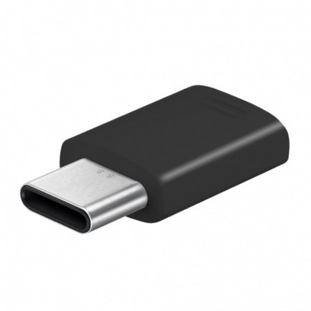 Samsung, Adapter, GH98-41290A / GH98-11381A / GH96-12330A MicroUSB to USB Type C, Black, GH98-41290A / 11381A