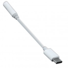 USB Type C Headset Adapter, White, CY119687