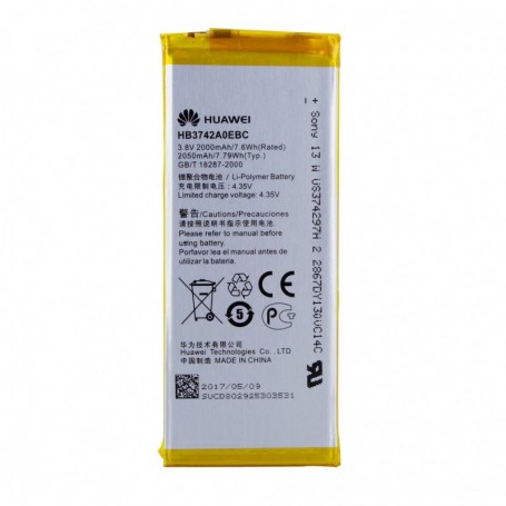 Bateria Huawei HB3742A0EBC- Li- Polymer Ascend P6-U06 Ascend P7 mini Ascend G6 2000mAh Universal, Original