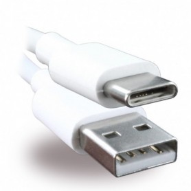 Huawei, AP51 / HL-1121, Charging + Data Cable, USB to USB Type C, 1m, White, 4071263