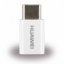 Adaptador Huawei, AP52, MicroUSB para USB Tipo C, Branco, Original, 4071259