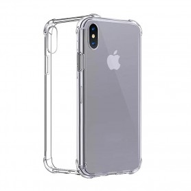 Cyoo, Four Coners Silicone Cover / Case, Apple iPhone XS Max, Transparent, CY120353