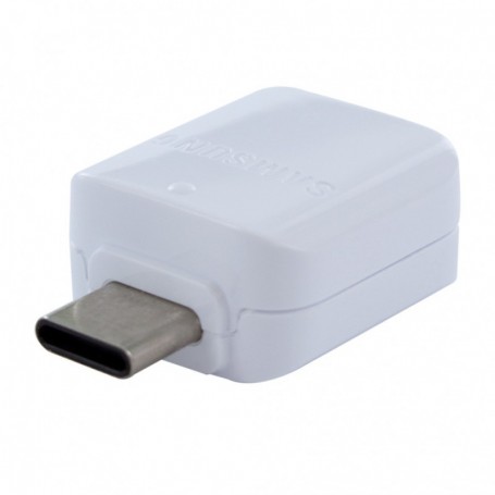Adaptador Samsung, GH96-12489A, OTG USB Tipo C para USB, Branco, Original, GH98-40216A