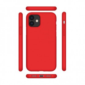 Cyoo Liquid Silicone Case iPhone 12 Pro red, CY121877