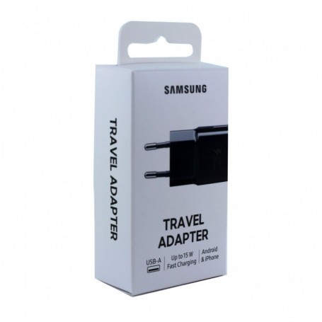 Adaptador Samsung, EP-TA20EBE USB, sem Cabo, Preto, Original, EP-TA20EBENGEU