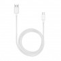 Huawei, CP51, quick charge / data cable USB Type C, white sync, 55030260