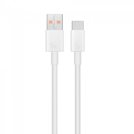 Cabo Huawei, LX04072043, Super 6A, l USB Tipo C, Branco, Original