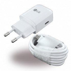 LG, MCS-N04, USB Type C Charger + USB Type C Cable, 3000mA, White
