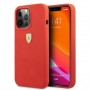 Ferrari Silicone hard Case iPhone 13 mini red, FESSIHCP13SRE