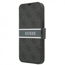 Guess 4G Stripe Wallet iPhone 13 Pro grey, GUBKP13L4GDGR