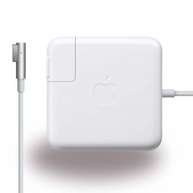 Carregador Apple, MC556LL/B 85W, A1343, MagSafe 1, MacBook Pro 15 polegadas, 17 polegadas, Branco, Original
