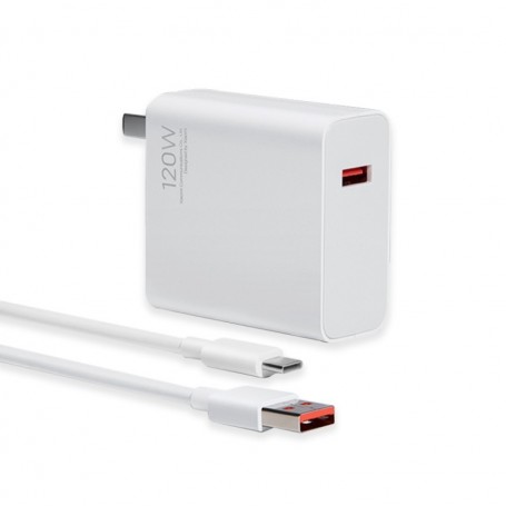 Chargeur Xiaomi Charge Super Rapide 120W + Cable Usb-C Mdy-13-Ee