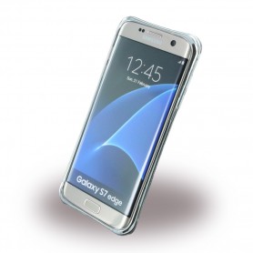 UreParts shockproof Wallet Galaxy S7 Edge silver, 160310