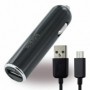 Konkis, USB Car Charger + MicroUSB Cable, 1.000mA, Black