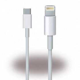 Apple, MK0X2ZM/A, 1m Data Cable / Charger Cable USB Type C, iPhone 8, 7, 7 Plus, 6s, 6s Plus, White