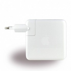 Carregador Apple, MNF72Z/A, 61W USB Tipo C, 13 polegadas MacBook Pro, Branco, Original