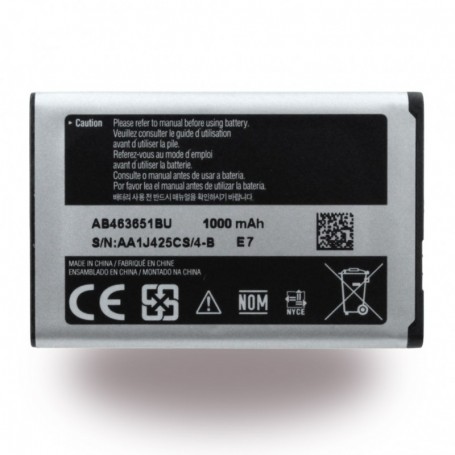 Bateria Samsung, AB463651BU, 1000mAh, Original, AB463651BUCSTD
