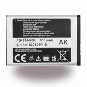 Samsung, AB463446BU / BA, Li-Ion Battery, C3520, 800mAh, AB463446BA / BU