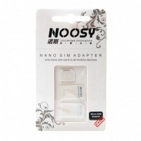 Adaptador de Cartão SIM Noosy Kit Nano SIM 3 unidades
