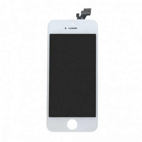 Apple iPhone 5, Spare Part, LCD Display / Touch Screen, White, CY114057